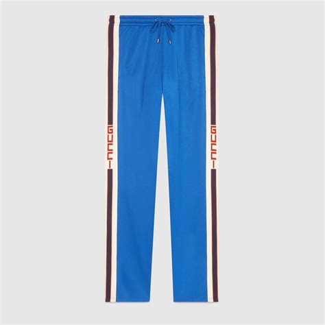 blue gucci technical pants button up|Find A GUCCI Store Near You .